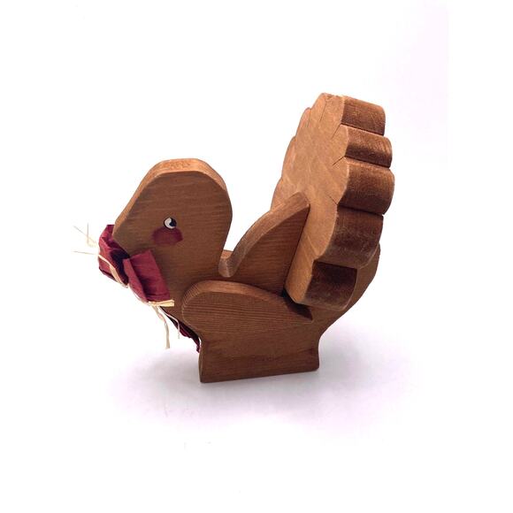 Five wooden turkeys: pre-owned - Thanksgiving holiday decor - Picture 9 of 12